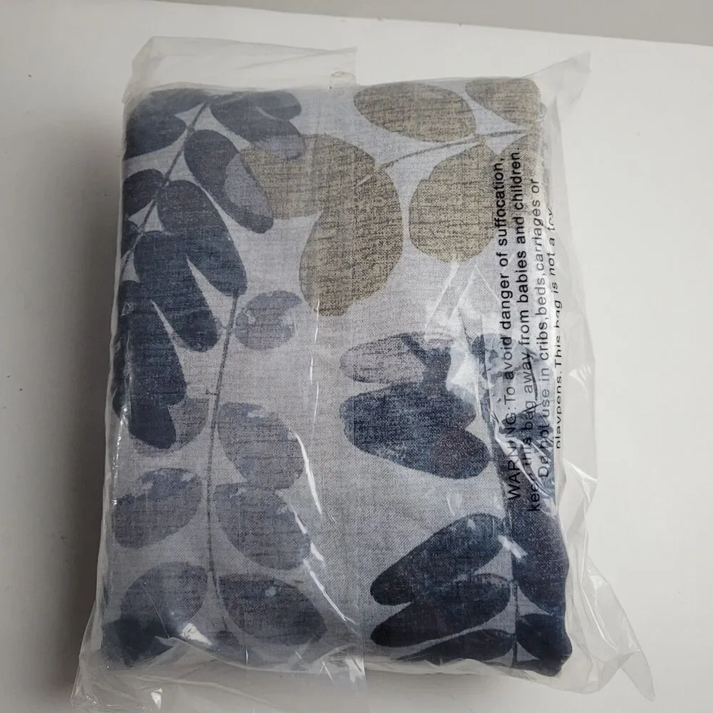 NEW Sun Zero Extreme 2-Pack One Panel Pair Blackout Curtains 80x95 'Indigo' #BT2